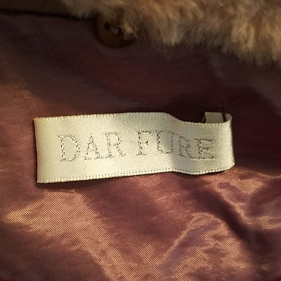Dar Fure zipped lined pocketed jacket faux fur - Picture 5 of 5